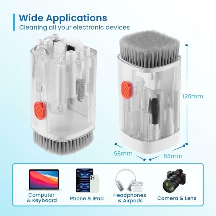 Kit de Limpieza para Pantallas Ewent 21 en 1 5 Kit de Limpieza para Pantallas Ewent 21 en 1 5