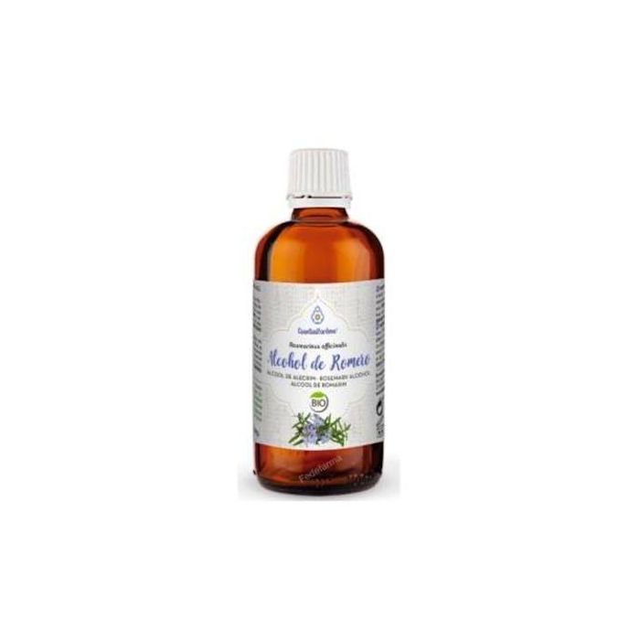 ESENTIAL AROMS Alcohol de Romero Bio 100ml para masaje muscular, articular y anticelulítico