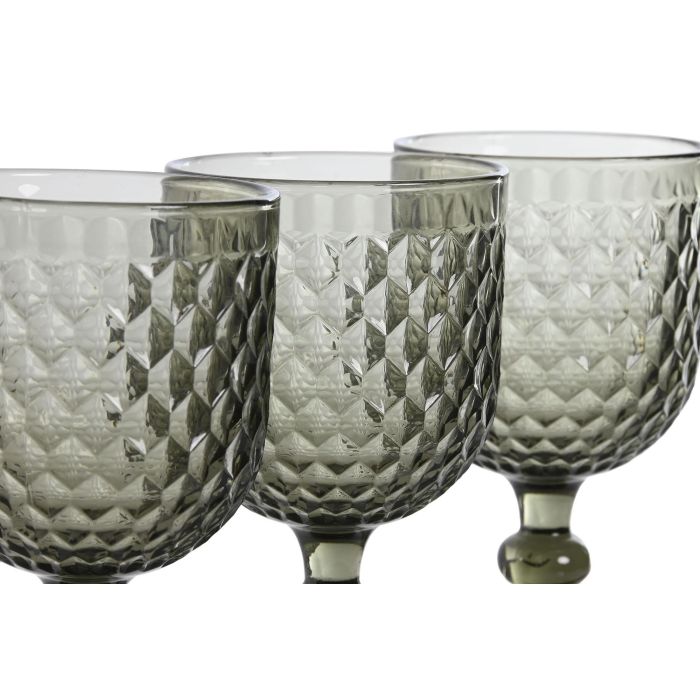 DKD Home Decor Copa Basicos Gris Cristal Set de 6 piezas 8.7 x 17 x 8.7 cm 1 DKD Home Decor Copa Basicos Gris Cristal Set de 6 piezas 8.7 x 17 x 8.7 cm 1