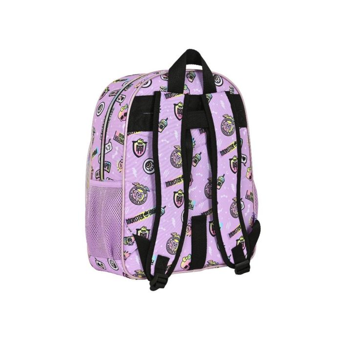 Mochila Escolar Monster High Best boos Lila 32 X 38 X 12 cm 1