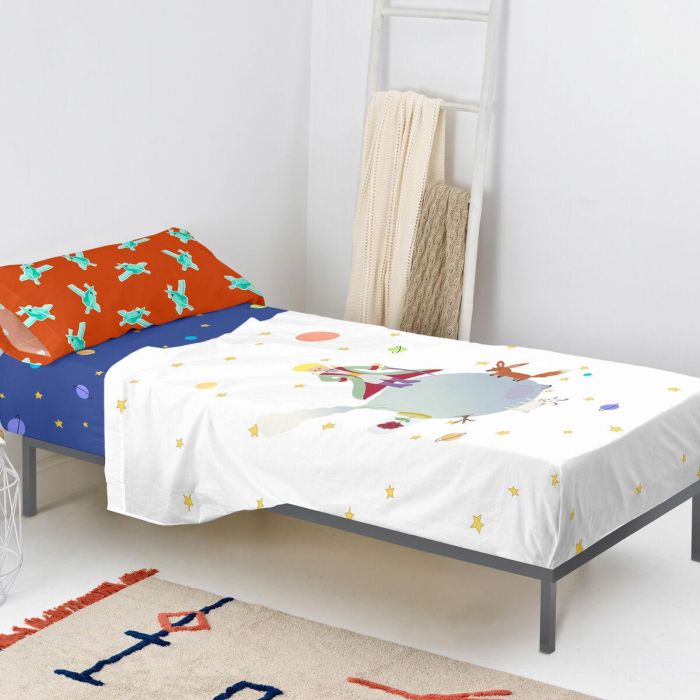 Juego de Sábanas HappyFriday LE PETIT PRINCE Multicolor Cama de 105 2 Piezas 4