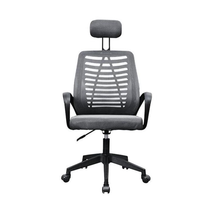 Mars gaming Silla Ergonómica MGC-ERGOBBGR Gris, Silla de Oficina con Respaldo de Malla Transpirable y Diseño Ergonómico para Comodidad y Soporte Postural