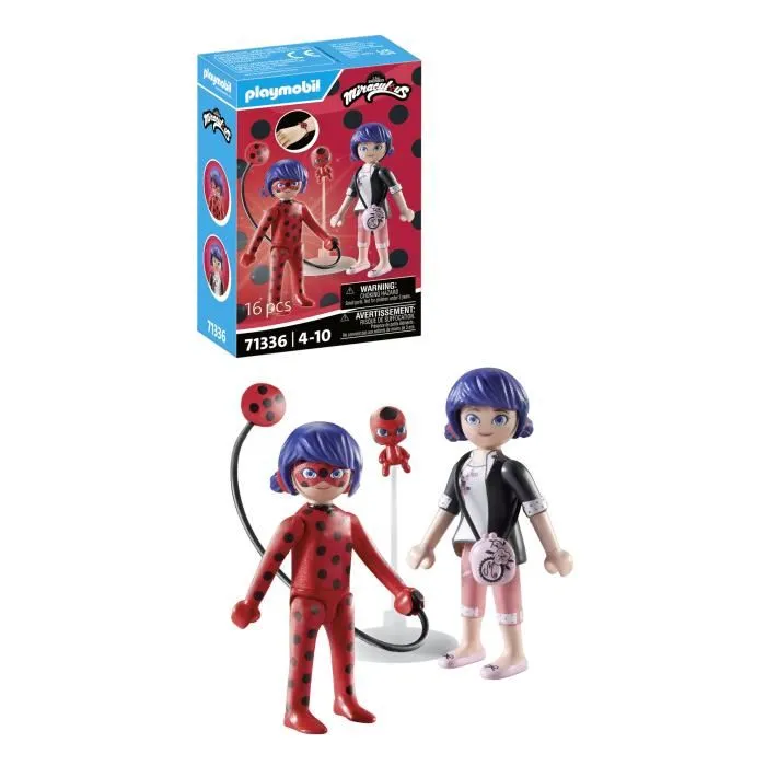 PLAYMOBIL Marinette & Ladybug Set de Juego 71336 Miraculous 4 PLAYMOBIL Marinette & Ladybug Set de Juego 71336 Miraculous 4