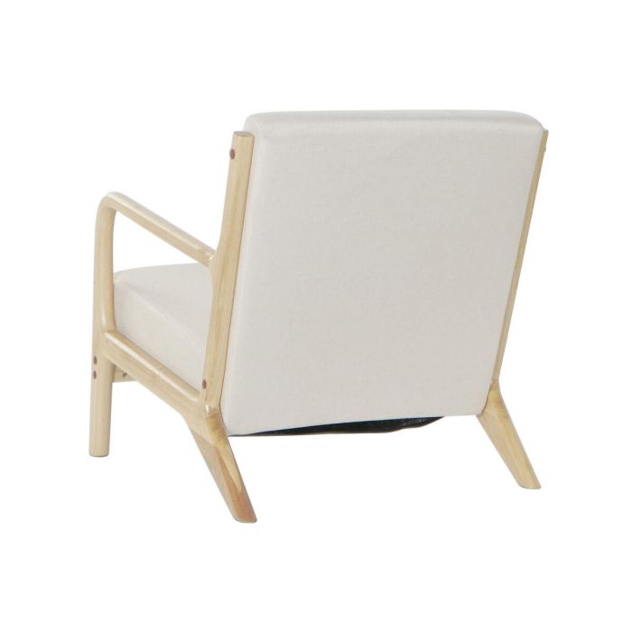 Sillon Scandi DKD Home Decor Beige 77 x 73 x 65 cm 1