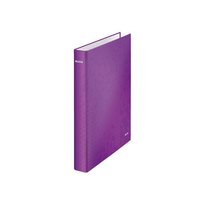 Carpeta De Anillas Leitz Wow A4 180º 2 An.Mixtas 25Mm Violeta 10 unidades
