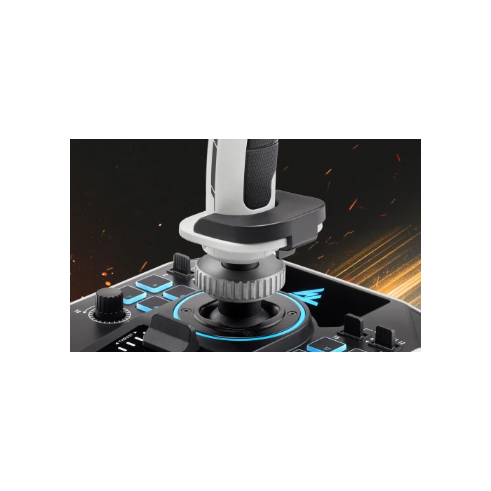 Thrustmaster Sol-R 2 HOSAS Space Sim Duo Joystick Espacial Ambidiestro 88 Botones Tecnología HEART 16 Bits