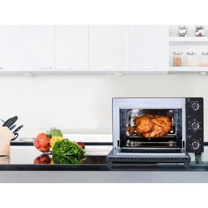 Continental Edison CEMF35B4 Mini Horno Eléctrico 35L Negro 1500W 5