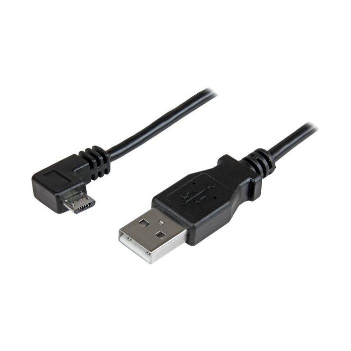Cable USB a Micro USB Startech USBAUB50CMRA Negro 1