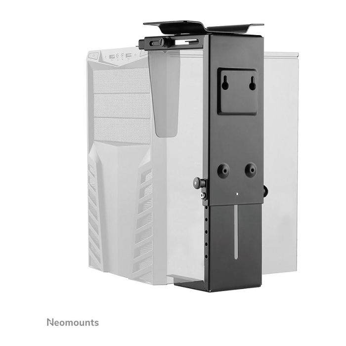 Neomounts NM-CPU100BLACK Soporte CPU/PC Bajo Mesa, Max 10 kg, 360° Giratorio, H:30-53 cm, W:9-20 cm, Universal, Negro 0 Neomounts NM-CPU100BLACK Soporte CPU/PC Bajo Mesa, Max 10 kg, 360° Giratorio, H:30-53 cm, W:9-20 cm, Universal, Negro 0