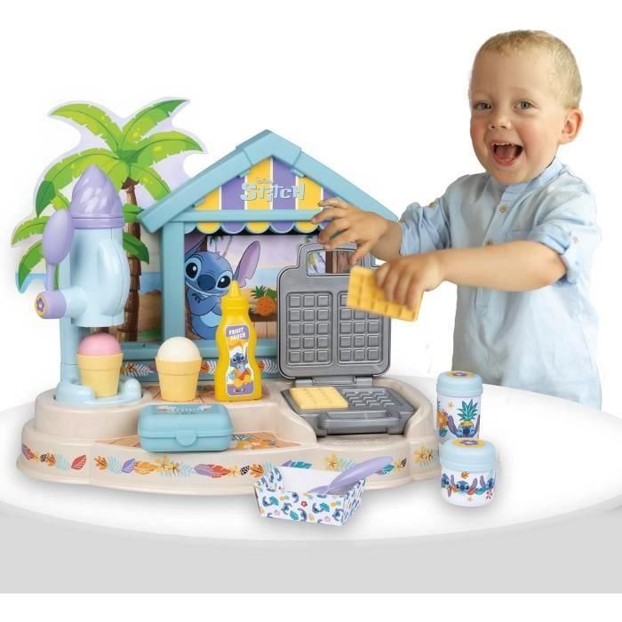 Smoby Stitch Beach Bar Playset, Set de Juego Temático de Playa con 12 Accesorios, para Niños de 3 Años 2 Smoby Stitch Beach Bar Playset, Set de Juego Temático de Playa con 12 Accesorios, para Niños de 3 Años 2