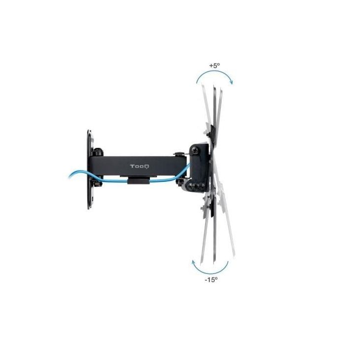 Soporte de Pared Extensible/ Giratorio/ Inclinable TooQ LP1343TN-B para TV de 13-43"/ hasta 20kg 3 Soporte de Pared Extensible/ Giratorio/ Inclinable TooQ LP1343TN-B para TV de 13-43"/ hasta 20kg 3