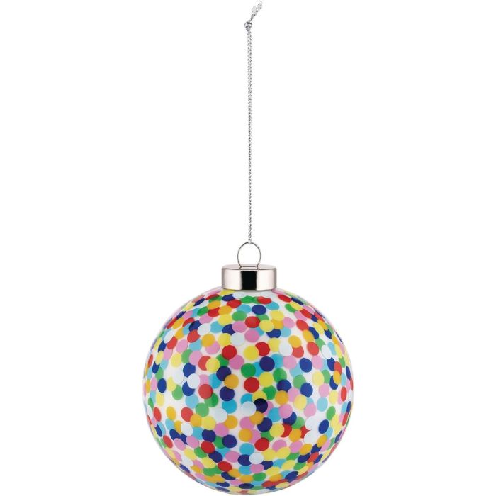 Alessi AM43 1 Bola de Navidad Proust en Vidrio Soplado - Decoración Artística Vibrante para el Árbol