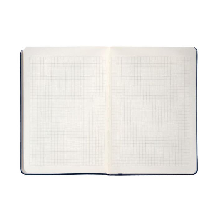 Cuaderno Con Gomilla Antartik Notes Tapa Dura A4 Hojas Cuadricula Azul Marino 100 Hojas 80 gr Fsc 7