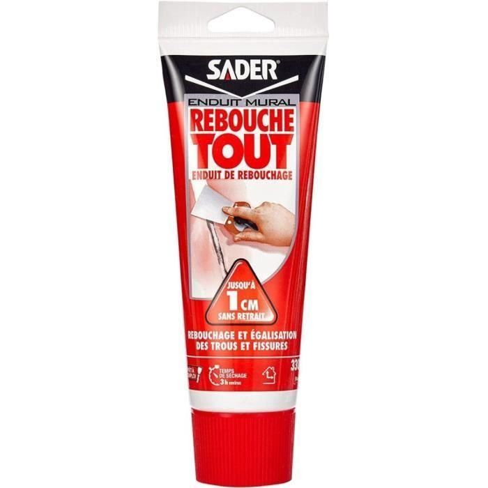 Sader Relleno de masa listo para usar para pared interior - 330 g - sin excavar ni agrietarse, llena hasta 1 cm 0 Sader Relleno de masa listo para usar para pared interior - 330 g - sin excavar ni agrietarse, llena hasta 1 cm 0