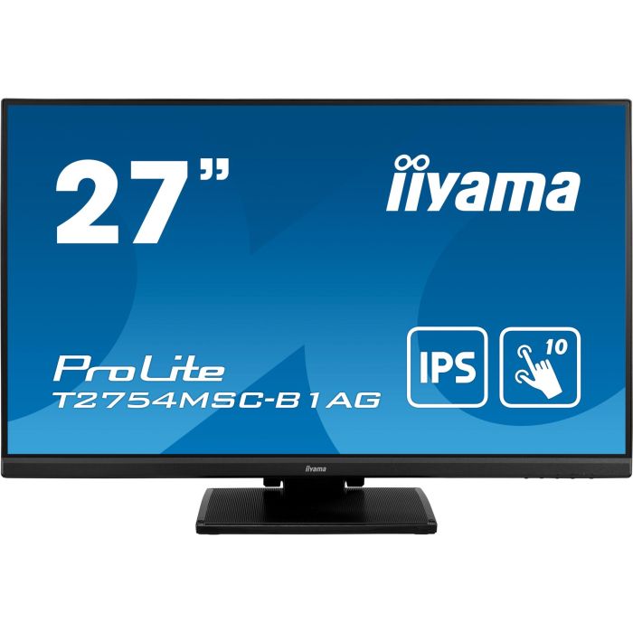 Iiyama T2754MSC-B1AG Monitor Táctil 27" Full HD IPS, 10 Puntos, Anti-glare, Negro, Altavoces 1