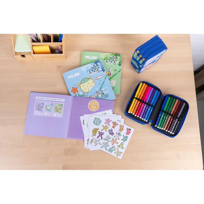 Bloc con Dibujos para Colorear Milan Blue odissey 4 Bloc con Dibujos para Colorear Milan Blue odissey 4