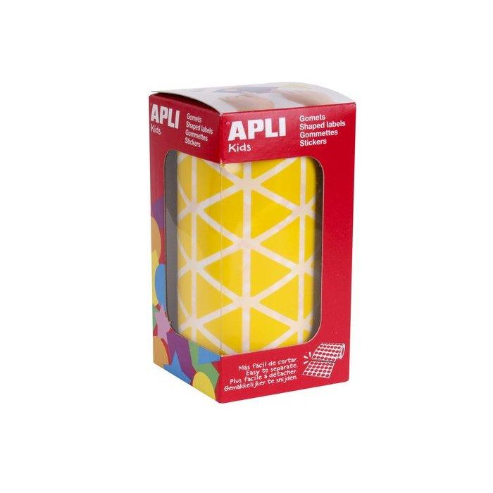 Gomets Apli Rollo 59H Triangulo 20 Mm Amarillo 2.832 Uds. (04867)