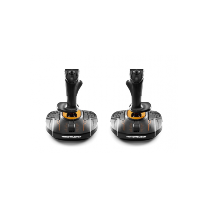 Thrustmaster T.16000M FCS SPACE SIM DUO Palanca de mando Analógico/Digital USB para PC Negro/Naranja (2 piezas) 0 Thrustmaster T.16000M FCS SPACE SIM DUO Palanca de mando Analógico/Digital USB para PC Negro/Naranja (2 piezas) 0