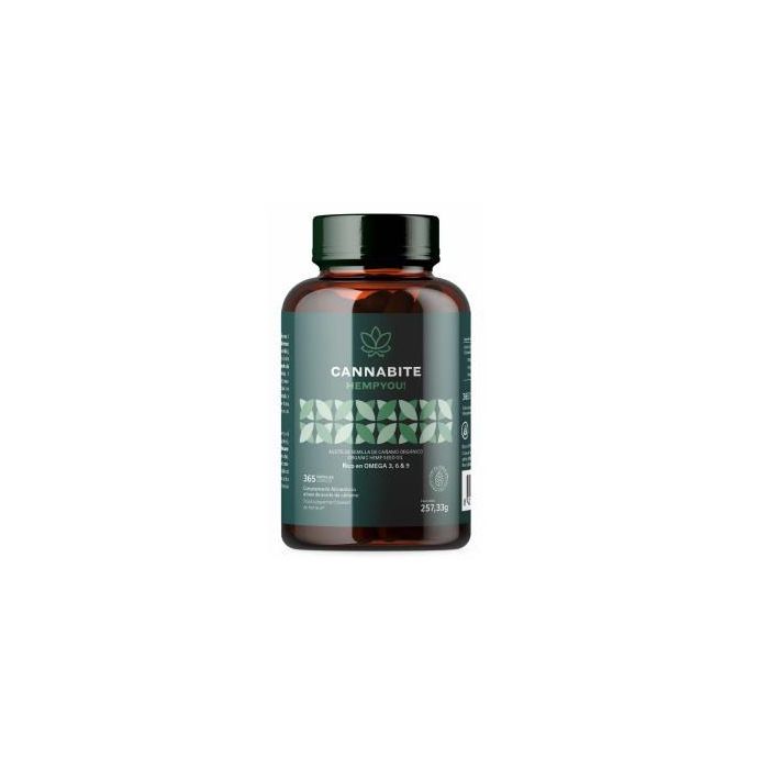 Cannabite Omega 3 6 9 Aceite De Cañamo 365 Cap.