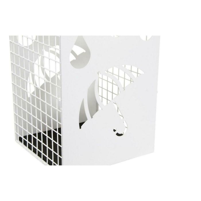 Paraguero Loft DKD Home Decor Blanco Negro 20 x 47.5 x 19.5 cm (2 Unidades) 2 Paraguero Loft DKD Home Decor Blanco Negro 20 x 47.5 x 19.5 cm (2 Unidades) 2