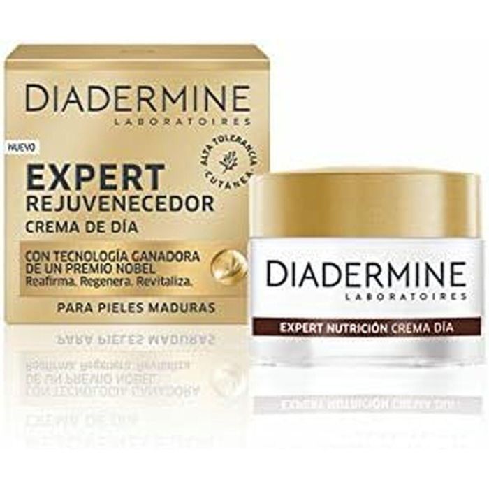 Diadermine EXPERT REJUVENECEDOR Crema de Día Antiedad Piel Madura y Exigente Reafirmante y Regeneradora Mujer 50 ml 3 Diadermine EXPERT REJUVENECEDOR Crema de Día Antiedad Piel Madura y Exigente Reafirmante y Regeneradora Mujer 50 ml 3