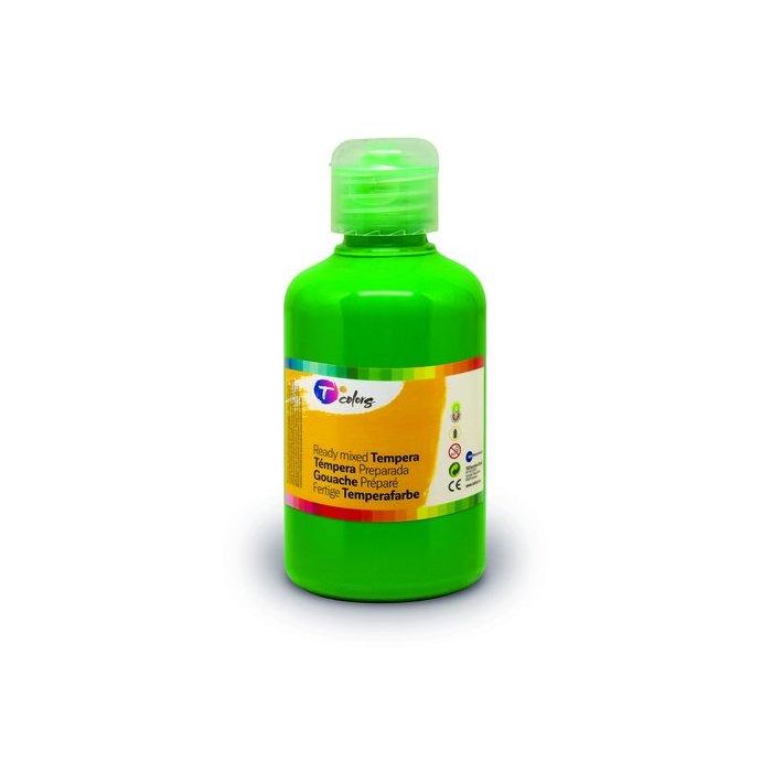 Tempera Tcolors Liquida 500 Ml (Botella) Verde Oscuro
