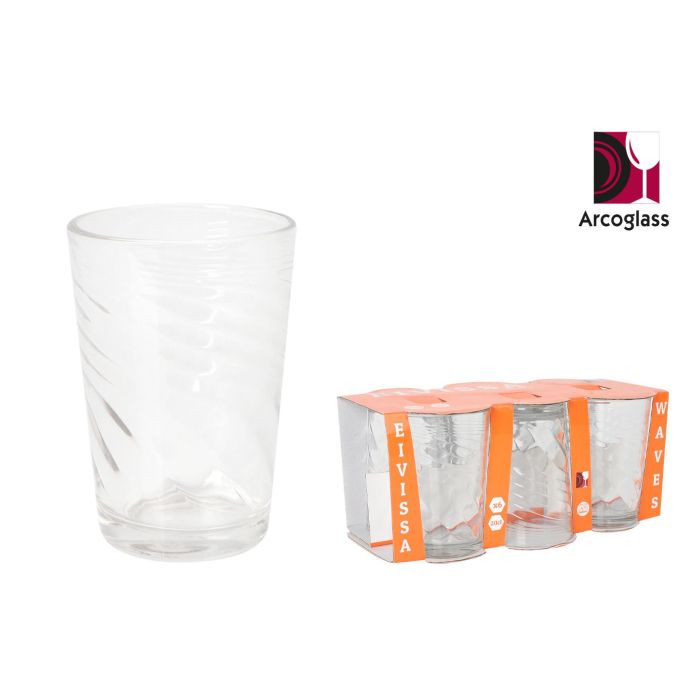 Set de 6 Vasos Eivissa 'Waves' 200 cc - La Mediterranea (8 Cajas) Set de 6 Vasos Eivissa 'Waves' 200 cc - La Mediterranea (8 Cajas)