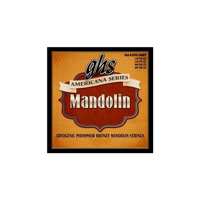 GHS Cuerdas Mandolina Americana S, Phosphor Bronze Light 10-38