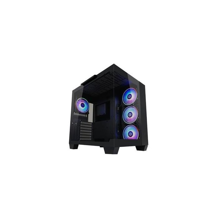 LC-Power 809B Midi Tower PC Gaming Negro ATX/EATX/microATX/Mini-ITX con Ventana Lateral y Panel de Vidrio Templado 0 LC-Power 809B Midi Tower PC Gaming Negro ATX/EATX/microATX/Mini-ITX con Ventana Lateral y Panel de Vidrio Templado 0