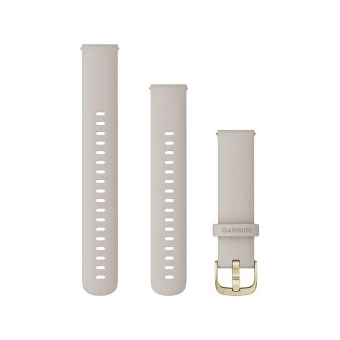 Garmin Correa de Repuesto de Silicona 18mm Beige/Oro Claro para 110-195 mm