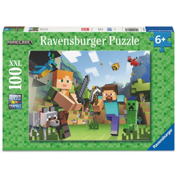 Ravensburger 12004176 Puzzle Minecraft 100 Piezas XXL Educativo +6 Años 1 Ravensburger 12004176 Puzzle Minecraft 100 Piezas XXL Educativo +6 Años 1