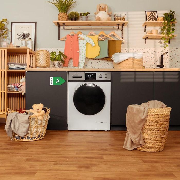 Lavadora Cecotec Bolero Dresscode 7411 Inverter 1200 rpm 7 kg 9