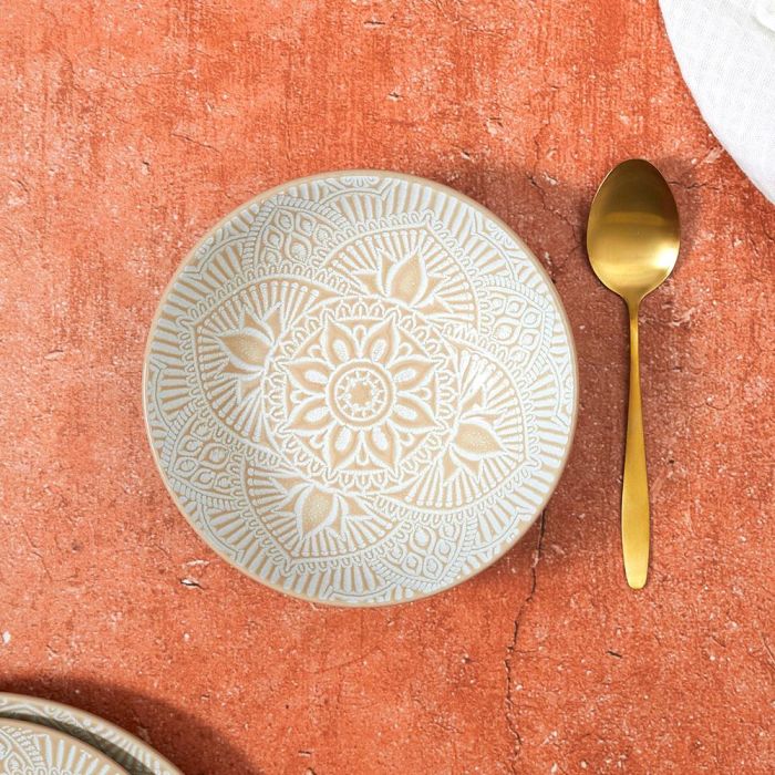 Plato Hondo Beige Sahar Home Deco Factory diámetro 18,5  1