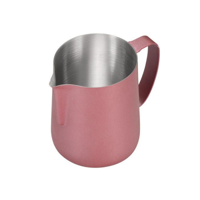 1946 Lechera 600 Ml Rosa 12 Unidades para Latte Art y Uso Profesional