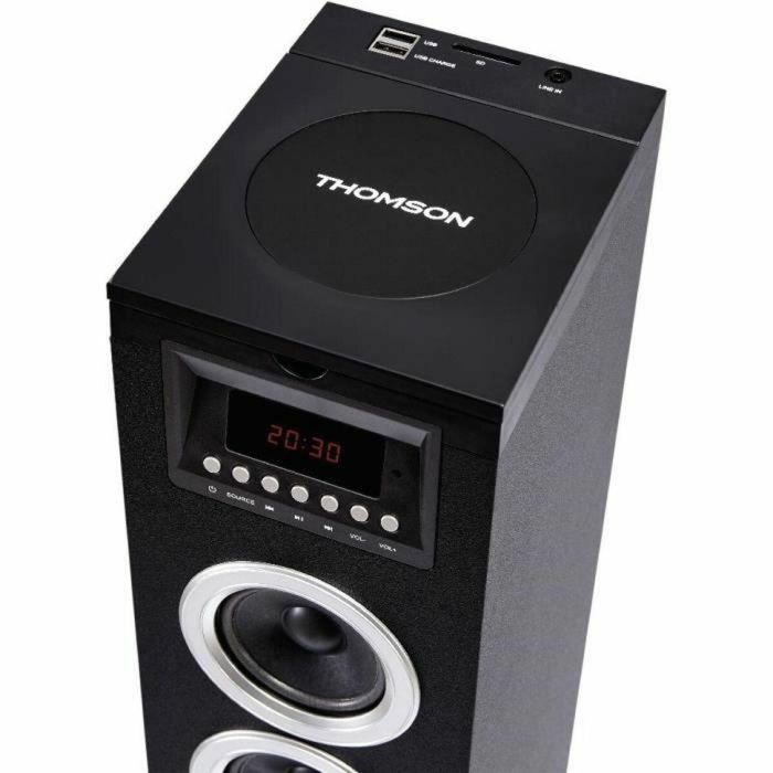 Thomson DS120CD - Torre de Altavoces Multimedia con Reproductor CD, 60W, Bluetooth, USB, Radio FM y Pantalla LED Negro 4 Thomson DS120CD - Torre de Altavoces Multimedia con Reproductor CD, 60W, Bluetooth, USB, Radio FM y Pantalla LED Negro 4