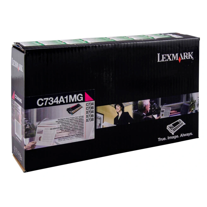 Lexmark C734 Toner Láser Magenta Original 6000 Páginas 1 Lexmark C734 Toner Láser Magenta Original 6000 Páginas 1