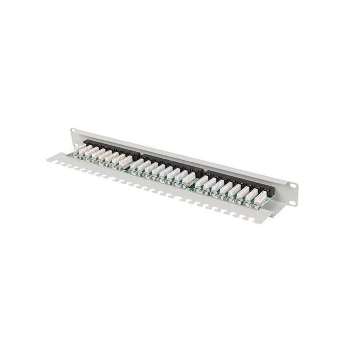 Lanberg Patch Panel 24 Puertos Cat.6 UTP RJ-45 1U para Rack 19" 4