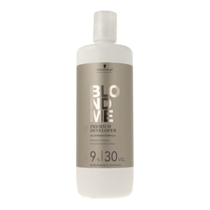 Schwarzkopf Blondme Loción Activa Premium 30vol (9%) 1000 Ml - Tinte y Cuidado para Cabello Rubio