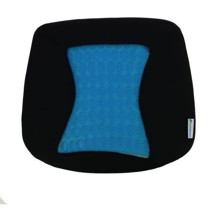 Kine Travel Cojín de asiento de gel confort 169842 Negro y azul