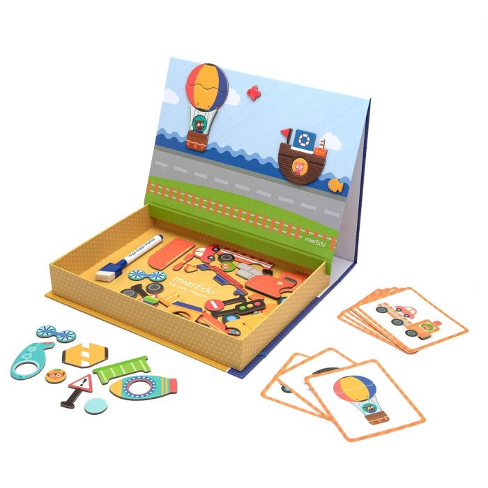 MIEREDU Maletín Magnético ME151 Vehículos para Niños +3 Años 2