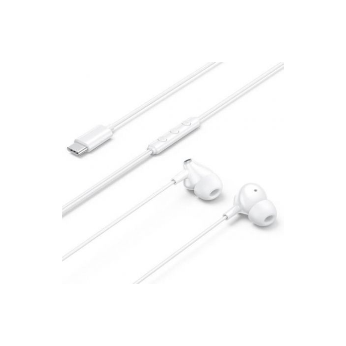 Vention GBBWAV Auriculares Echo Lite In-Ear USB-C con Micrófono para Apple/Android/iPad/Laptop Blancos