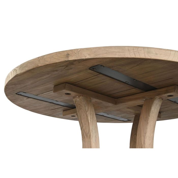 Mesa Comedor Item Home DKD Home Decor Natural 120 x 76 x 120 cm 2 Mesa Comedor Item Home DKD Home Decor Natural 120 x 76 x 120 cm 2