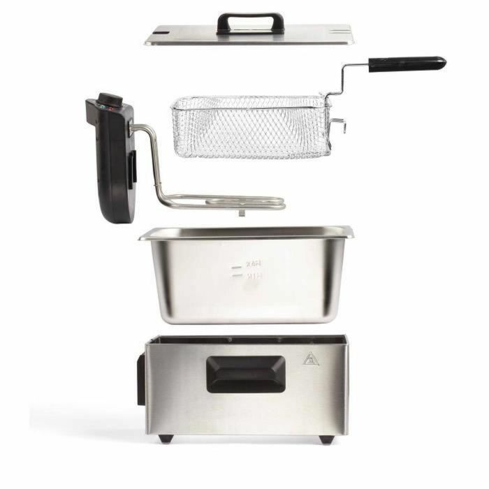 Freidora 3 L - LIVOO - DOC216 - 2000W - 3L - Depósito de acero inoxidable extraíble - Cesta de freír extraíble - Termostato regulable 2 Freidora 3 L - LIVOO - DOC216 - 2000W - 3L - Depósito de acero inoxidable extraíble - Cesta de freír extraíble - Termostato regulable 2