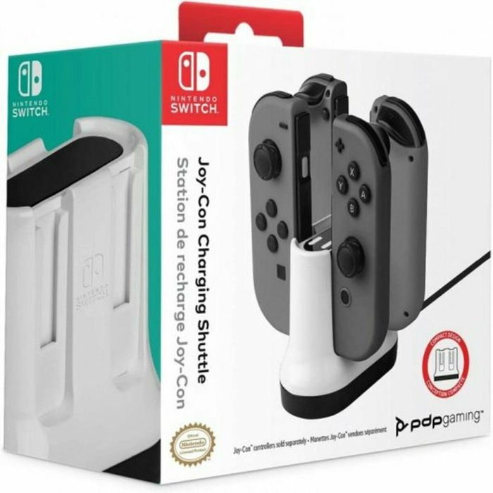 PDP PDP0708056067564 Cargador para 2 pares de mandos Joy-Con Nintendo Switch Blanco 16 PDP PDP0708056067564 Cargador para 2 pares de mandos Joy-Con Nintendo Switch Blanco 16