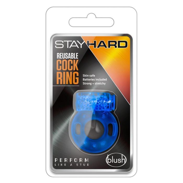 Anillo para el Pene Blush Stay Hard Azul 1 Anillo para el Pene Blush Stay Hard Azul 1
