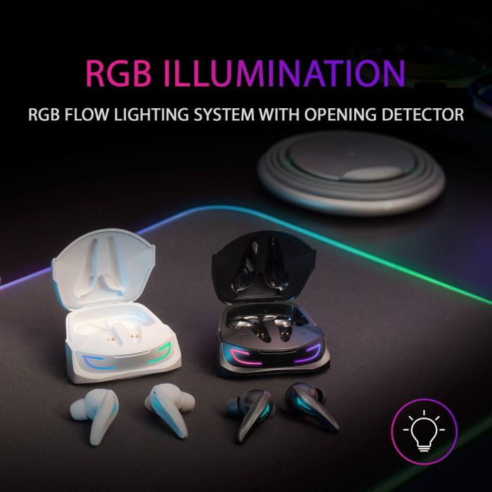 Mars Gaming MHI-Ultra Auriculares Inalámbricos TWS Bluetooth 5.3, ANC+ENC, Batería 24h, Carga Inalámbrica, RGB Flow, IPX4, Negros 14 Mars Gaming MHI-Ultra Auriculares Inalámbricos TWS Bluetooth 5.3, ANC+ENC, Batería 24h, Carga Inalámbrica, RGB Flow, IPX4, Negros 14