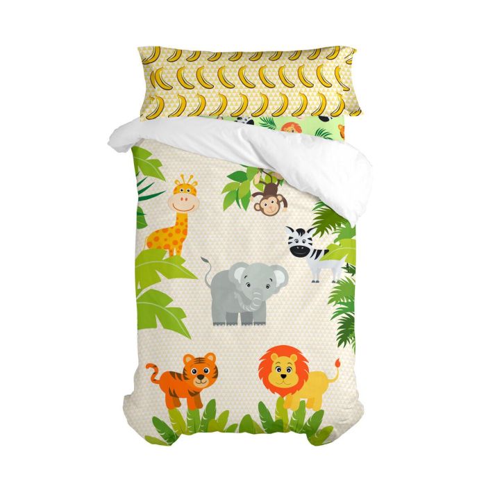Juego de funda nórdica HappyFriday Mr Fox Wild Multicolor Cama de 105 2 Piezas Juego de funda nórdica HappyFriday Mr Fox Wild Multicolor Cama de 105 2 Piezas