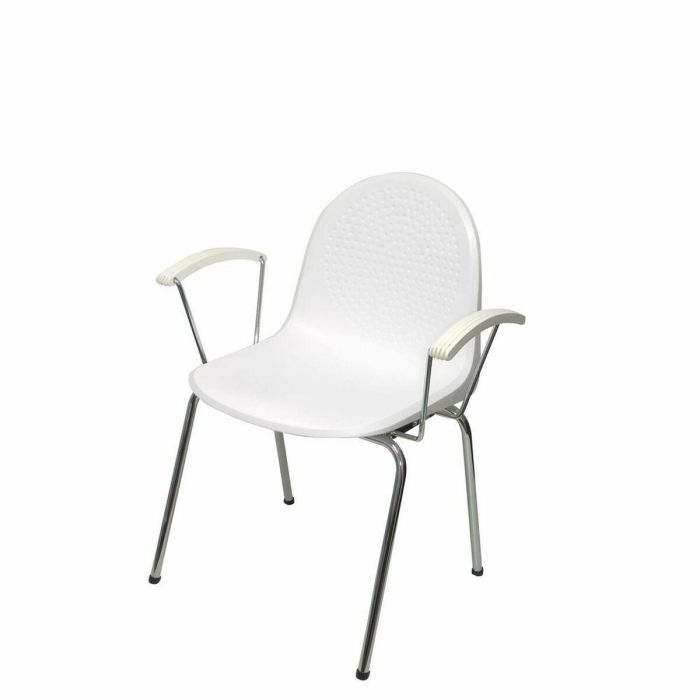 Silla de Recepción Ves P&C 4320BL Blanco (4 uds) 2