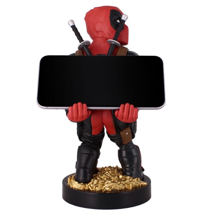 EXQUISITE GAMING Cable Guy soporte figura Deadpool Marvel para mandos y smartphones 21cm 4