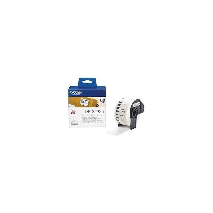 BROTHER Rollo de Papel Continuo Blanco de 38mm x 30,48m